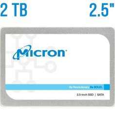 Новый твердотельный накопитель SSD Micron 1300 MTFDDAK2T0TDL-1AW1ZABYY / 2.5" / 2 TB 3D TLC / SATA III