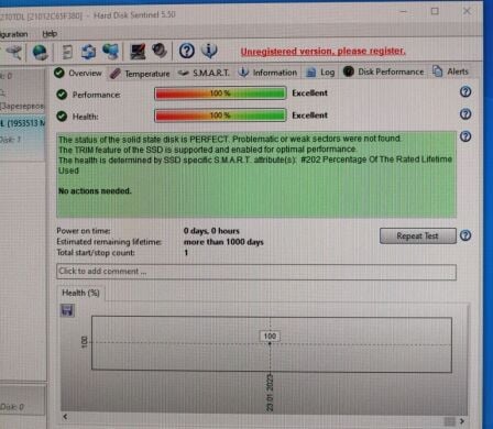 Новый твердотельный накопитель SSD Micron 1300 MTFDDAK2T0TDL-1AW1ZABYY / 2.5" / 2 TB 3D TLC / SATA III