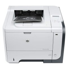 Принтер HP LaserJet P3015 / Лазерний монохромний друк / 1200x1200 dpi / A4 / 40 стор/хв / USB 2.0, Ethernet / Дуплекс / Кабелі в комплекті