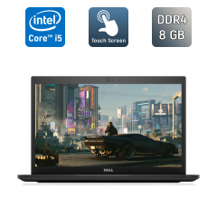 Ультрабук Б-класс Dell Latitude 7480 / 14" (1920x1080) IPS Touch / Intel Core i5-7300U (2 (4) ядра по 2.6 - 3.5 GHz) / 8 GB DDR4 / 256 GB SSD / Intel HD Graphics 620 / WebCam / HDMI / Windows 10