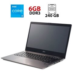 Ультрабук Б-клас Fujitsu LifeBook U904 / 14" (3200x1800) IPS / Intel Core i5-4300U (2 (4) ядра по 1.9 - 2.9 GHz) / 6 GB DDR3 / 240 GB SSD / Intel HD Graphics 4400 / WebCam