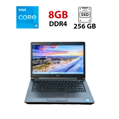 Ультрабук Dell Latitude 5480 / 14" (1366x768) TN / Intel Core i5-7300HQ (4 ядра по 2.5 - 3.5 GHz) / 8 GB DDR4 / 256 GB SSD / Intel HD Graphics 630 / WebCam