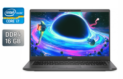 Ультрабук Dell Latitude 7400 / 14" (1920x1080) IPS / Intel Core i7-8665U (4 (8) ядра по 1.9 - 4.8 GHz) / 16 GB DDR4 / 256 GB SSD / Intel UHD Graphics 620 / WebCam / HDMI