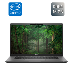 Ультрабук Dell Latitude 7520 / 15.6" (1920x1080) IPS / Intel Core i7-1185G7 (4 (8) ядра по 3.0 - 4.8 GHz) / 16 GB DDR4 / 256 GB SSD / Intel Iris Xe Graphics / WebCam / TouchID