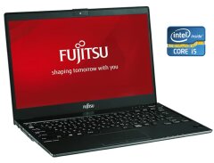 Ультрабук Б-клас Fujitsu LifeBook U938 / 13.3" (1920x1080) IPS Touch / Intel Core i5-8250U (4 (8) ядра по 1.6 - 3.4 GHz) / 8 GB DDR4 / 256 GB SSD / Intel UHD Graphics 620 / WebCam / Win 10 Pro
