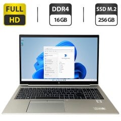 Ультрабук HP EliteBook 850 G7 / 15.6" (1920x1080) IPS / Intel Core i7-10610U (4 (8) ядра по 1.8 - 4.9 GHz) / 16 GB DDR4 / 256 GB SSD M.2 / Intel UHD Graphics / WebCam
