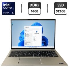 Ультрабук HP EliteBook 860 G11 / 16" (1920x1200) IPS / Intel Core Ultra 5 135U (12 (14) ядер по 1.1 - 4.4 GHz) / 16 GB DDR5 / 512 GB SSD M.2 / Intel Graphics / WebCam / Fingerprint
