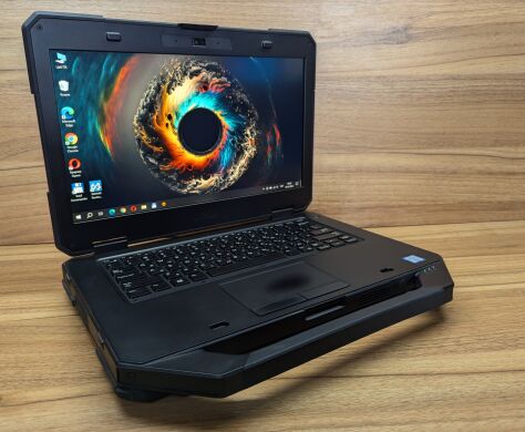 Защищенный ноутбук Dell Latitude 14 Rugged 5414 / 14" (1920x1080) IPS / Intel Core i5-6300U (2 (4) ядра по 2.4 - 3.0 GHz) / 8 GB DDR4 / 512 GB SSD / Intel HD Graphics 520 / WebCam / Windows 10