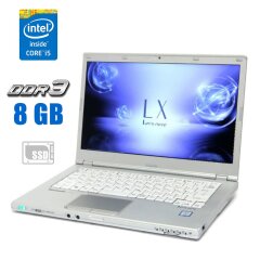 Защищенный ноутбук Panasonic CF-LX6 / 14" (1920x1080) IPS / Intel Core i5-7300U (2 (4) ядра по 2.6 - 3.5 GHz) / 8 GB DDR3 / 256 GB SSD / Intel HD Graphics 620 / WebCam