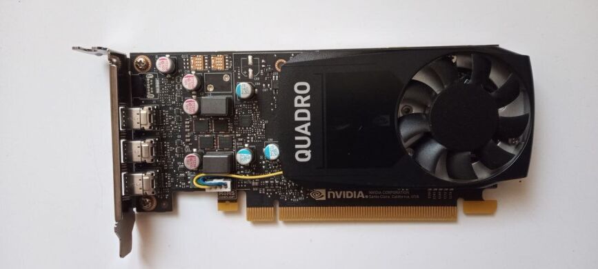 Дискретная видеокарта nVidia Quadro P400, 2 GB GDDR5, 64-bit / 3x miniDP