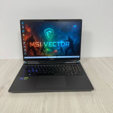Игровой ноутбук Б-класс MSI Vector GP68HX 12VH / 16" (1920x1200) IPS / Intel Core i9-12900HX (16 (24) ядер по 3.6 - 5.0 GHz) / 32 GB DDR5 / 1000 GB SSD NVMe / nVidia GeForce RTX 4080, 12 GB GDDR6, 192-bit / WebCam