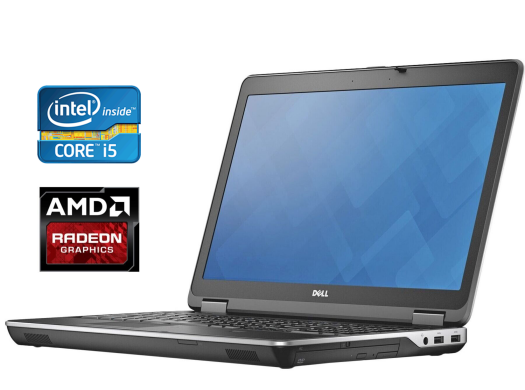 Ноутбук Dell Latitude E6540 / 15.6" (1920x1080) IPS / Intel Core i7-4800MQ (4 (8) ядра по 2.7 - 3.7 GHz) / 8 GB DDR3 / 240 GB SSD / AMD Radeon HD 8790M, 2 GB GDDR5, 128-bit / WebCam / Windows 10