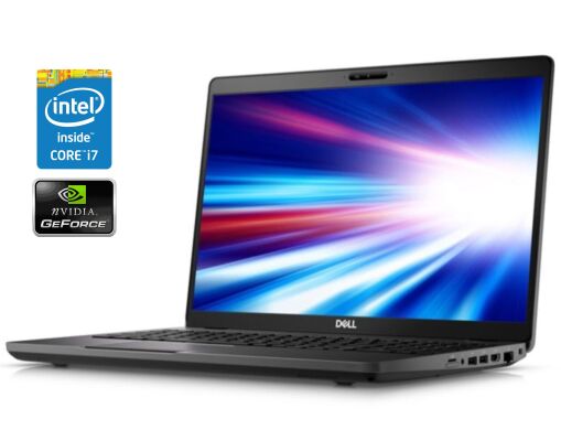 Игровой ноутбук Dell Latitude 5501 / 15.6" (1920x1080) IPS / Intel Core i7-9850H (6 (12) ядра по 2.6 - 4.6 GHz) / 32 GB DDR4 / 1000 GB SSD M.2 / nVidia GeForce MX150, 2 GB GDDR5, 64-bit / WebCam / Win 10 Pro Игровой ноутбук Dell Latitude 5501 / 15.6" (1920x1080) IPS / Intel Core i7-9850H (6 (12) ядра по 2.6 - 4.6 GHz) / 32 GB DDR4 / 1000 GB SSD M.2 / nVidia GeForce MX150, 2 GB GDDR5, 64-bit / WebCam / Win 10 Pro