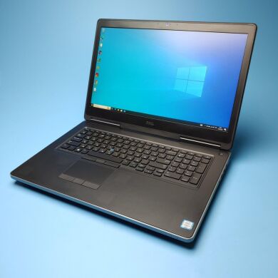 Мобільна робоча станція Dell Precision 7710 / 17.3" (1920x1080) IPS / Intel Core i7-6820HQ (4 (8) ядра по 2.7 - 3.6 GHz) / 16 GB DDR4 / 256 GB SSD / nVidia Quadro M3000M, 4 GB GDDR5, 256-bit / WebCam / Win10 Pro