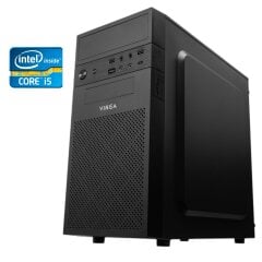 ПК Vinga CS112B Tower / Intel Core i5-4690S (4 ядра по 3.2 - 3.9 GHz) / 8 GB DDR3 / 128 GB SSD / Intel HD Graphics 4600 / 460W