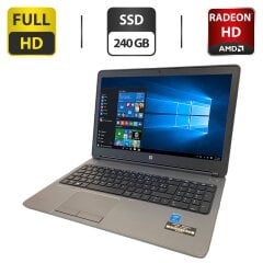 Ноутбук HP ProBook 650 G1 / 15.6" (1920x1080) TN / Intel Core i5-4210M (2 (4) ядра по 2.6 - 3.2 GHz) / 16 GB DDR3 / 240 GB SSD / AMD Radeon HD 8770M, 2 GB GDDR5, 128-bit / WebCam / DVD-ROM