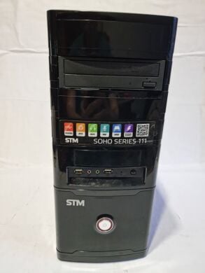 Игровой ПК STM Soho 111 Tower / Intel Core i5-7400 (4 ядра по 3.0 - 3.5 GHz) / 16 GB DDR4 / 240 GB SSD + 500 GB HDD / AMD Radeon RX 570, 8 GB GDDR5, 256-bit / 750W / DVD-RW