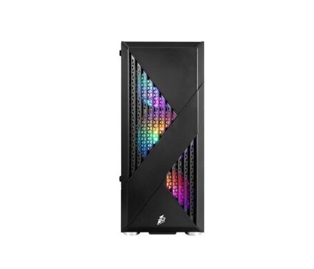 Новий ігровий ПК FORSAGE F4-3R1 Color LED Tower / Intel Core i5-10400F (6 (12) ядер по 2.9 - 4.3 GHz) / 8 GB DDR4 / 480 GB SSD / Sapphire Radeon RX 570 Nitro+, 8 GB GDDR5, 256-bit