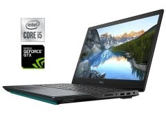 Ігровий ноутбук Б-клас Dell G5 5500 / 15.6" (1920x1080) IPS / Intel Core i5-10300H (4 (8) ядра по 2.5 - 4.5 GHz) / 8 GB DDR4 / 256 GB SSD / nVidia GeForce GTX 1650 Ti, 4 GB GDDR6, 128-bit / WebCam
