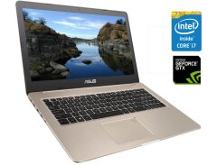 Игровой ноутбук Asus VivoBook Pro 15 M580VD / 15.6" (1920x1080) TN / Intel Core i7-7700HQ (4 (8) ядра по 2.8 - 3.8 GHz) / 16 GB DDR4 / 512 GB SSD / nVidia GeForce GTX 1050, 4 GB GDDR5, 128-bit / WebCam