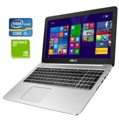 Игровой ноутбук Б-класс Asus K501LX / 15.6" (1920x1080) TN / Intel Core i5-5200U (2 (4) ядра по 2.2 - 2.7 GHz) / 8 GB DDR3 / 1000 GB HDD / nVidia GeForce GTX 950M, 2 GB GDDR5, 128-bit / WebCam / Win 10 Home