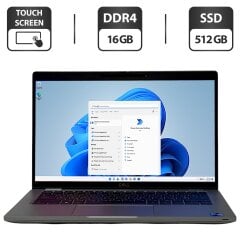 Ультрабук Dell Latitude 5420 / 14" (1920x1080) IPS Touch / Intel Core i7-1185G7 (4 (8) ядра по 3.0 - 4.2 GHz) / 16 GB DDR4 / 512 GB SSD / Intel Iris X Graphics / WebCam / Windows 11 Pro