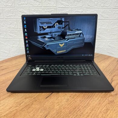 Ігровий ноутбук Asus Tuf Gaming FA706IH / 17.3" (1920x1080) IPS / AMD Ryzen 5 4600H (6 (12) ядер по 3.0 - 4.0 GHz) / 8 GB DDR4 / 512 GB SSD NVMe / nVidia GeForce GTX 1650, 4 GB GDDR5, 128-bit / WebCam