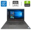 Мобільна робоча станція Dell Precision 7540 / 15.6" (1920x1080) IPS / Intel Core i7-9850H (6 (12) ядер по 2.6 - 4.6 GHz) / 16 GB DDR4 / 256 GB SSD M.2 / nVidia Quadro T1000, 4 GB GDDR6, 128-bit / WebCam