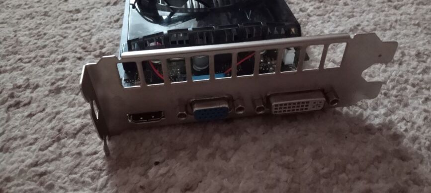 Дискретная видеокарта nVidia GeForce GT 630, 2 GB DDR3, 128-bit / 1x HDMI, 1x DVI, 1x VGA