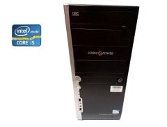 ПК Б-класс LogicPower Tower / Intel Core i5-2400 (4 ядра по 3.1 - 3.4 GHz) / 8 GB DDR3 / 128 GB SSD + 500 HDD / Intel HD Graphics 2000 / 400W