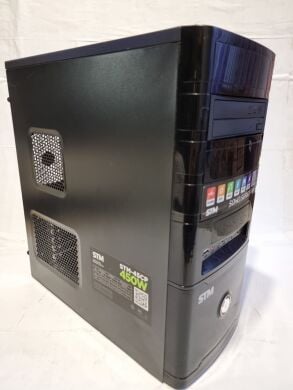 Игровой ПК STM Soho 111 Tower / Intel Core i5-7400 (4 ядра по 3.0 - 3.5 GHz) / 16 GB DDR4 / 240 GB SSD + 500 GB HDD / AMD Radeon RX 570, 8 GB GDDR5, 256-bit / 750W / DVD-RW