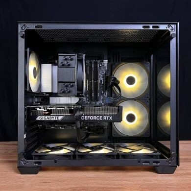 Сборка под заказ: новый игровой ПК AeroCool Dryft Mini Tower / AMD Ryzen 5 7500F (6 (12) ядер по 3.7 - 5.0 GHz) / 32 GB DDR5 / 1000 GB SSD M.2 / nVidia GeForce RTX 5070, 12 GB GDDR7, 192-bit / 850W