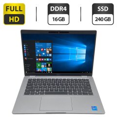 Ультрабук Б-класс Dell Latitude 5420 / 14" (1920x1080) IPS / Intel Core i5-1145G7 (4 (8) ядра по 2.6 - 4.4 GHz) / 16 GB DDR4 / 240 GB SSD M.2 / Intel Iris Xe Graphics / WebCam / Windows 10 Pro