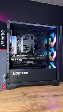 Сборка под заказ: новый игровой ПК Montech Air 1000 Premium Black Tower / AMD Ryzen 5 7500F (6 (12) ядер по 3.7 - 5.0 GHz) / 32 GB DDR5 / 1000 GB SSD M.2 / AMD Radeon RX 9070, 16 GB GDDR6, 256-bit / 750W Сборка под заказ: новый игровой ПК Montech Air 1000 Premium Black Tower / AMD Ryzen 5 7500F (6 (12) ядер по 3.7 - 5.0 GHz) / 32 GB DDR5 / 1000 GB SSD M.2 / AMD Radeon RX 9070, 16 GB GDDR6, 256-bit / 750W