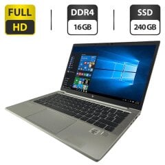 Ультрабук HP EliteBook 830 G7 / 13.3" (1920x1080) IPS / Intel Core i5-10210U (4 (8) ядра по 1.6 - 4.2 GHz) / 16 GB DDR4 / 240 GB SSD / Intel UHD Graphics / WebCam