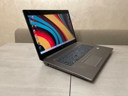 Мобільна робоча станція HP ZBook 17 G6 / 17.3" (3840x2160) IPS Touch / Intel Core i7-9750H (6 (12) ядер по 2.6 - 4.5 GHz) / 16 GB DDR4 / 512 GB SSD M.2 / nVidia Quadro T1000, 4 GB GDDR5, 128-bit / WebCam