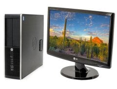 Комплект ПК Б-класс: HP Compaq Pro 6300 SFF / Intel Core i3-3220 (2 (4) ядра по 3.3 GHz) / 8 GB DDR3 / 500 GB HDD / Intel HD Graphics 2500 + Монитор LG Flatron W1943SS-PF / 19" (1366x768) TN / 1x VGA / VESA 100x100