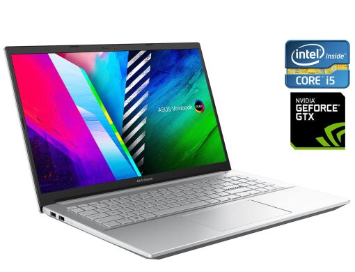 Новый игровой ультрабук Asus VivoBook Pro 15 K3500P / 15" (1920x1080) IPS / Intel Core i5-11300H (4 (8) ядра по 2.6 - 4.4 GHz) / 16 GB DDR4 / 512 GB SSD / nVidia GeForce GTX 1650 Max-Q, 4 GB GDDR6, 128-bit / WebCam / Win 11