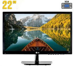 Монітор LG 22M37A-B / 22" (1920x1080) TN / VGA / VESA 75x75 + Кабель живлення