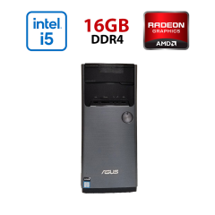 Игровой ПК Asus M32CD-AS31 / Intel Core i5-6400 (4 ядра по 2.7 - 3.3 GHz) / 16 GB DDR4 / 256 GB SSD / AMD Radeon R9 270, 2 GB GDDR5, 256-bit / Wi-Fi / Win 10 Lic