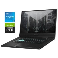 Ігровий ноутбук Б-клас Asus TUF Dash F15 FX516PM / 15.6" (1920x1080) IPS / Intel Core i5-11300H (4 (8) ядра по 2.6 - 4.4 GHz) / 16 GB DDR4 / 512 GB SSD NVMe / nVidia GeForce RTX 3060, 6 GB GDDR6, 192-bit