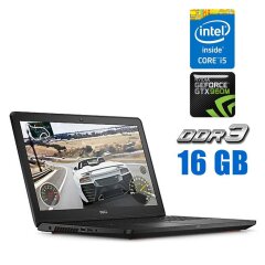 Ігровий ноутбук Dell Inspiron 15-7559 / 15.6" (1920x1080) IPS / Intel Core i5-6300HQ (4 ядра по 2.3 - 3.2 GHz) / 16 GB DDR3 / 240 GB SSD + 750 GB HDD / nVidia GeForce GTX 960M, 4 GB GDDR5, 128-bit / WebCam
