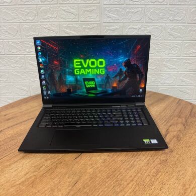Игровой ноутбук Evoo Gaming EG-LP6-BK / 17.3" (1920x1080) IPS / Intel Core i7-9750H (6 (12) ядер по 2.6 - 4.5 GHz) / 16 GB DDR4 / 1000 GB SSD NVMe / nVidia GeForce RTX 2060, 6 GB GDDR6, 192-bit / WebCam