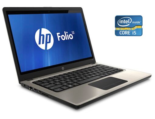 Ультрабук HP Folio 13-2000 / 13.3" (1366x768) TN / Intel Core i5-2467M (2 (4) ядра по 1.6 - 2.3 GHz) / 8 GB DDR3 / 128 GB SSD / Intel HD Graphics 3000 / WebCam