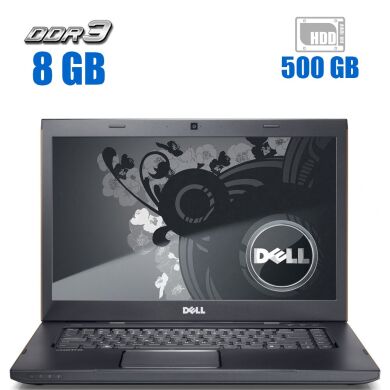 Ноутбук Dell Vostro 3550 Grey / 15.6" (1366x768) TN / Intel Core i3-2310M (2 (4) ядра по 2.1 GHz) / 8 GB DDR3 / 500 GB HDD / Intel HD Graphics 3000 / WebCam / DVD-ROM