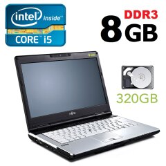Fujitsu-Siemens Lifebook S751 / 14'' / Intel Core i5-2520M (2(4) ядра по 2.5GHz) / 8GB DDR3 / 320GB HDD / Intel GMA HD 3000 