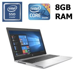 HP ProBook 650 / 15.6'' (1920x1080) FULL HD / Intel Core i7-4600M (2 (4) ядра по 2.90 - 3.60GHz) / 8Gb DDR3 / NEW SSD 120GB / Intel HD Graphics 4600 / VGA, DP, USB 3.0, COM port, WebCam