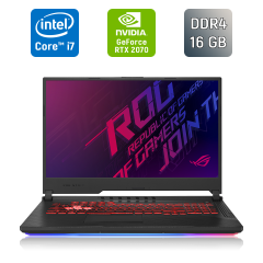 Игровой ноутбук Asus ROG Strix G731GW / 17.3" (1920x1800) IPS / Intel Core i7-9750H (6 (12) ядер по 2.6 - 4.5 GHz) / 16 GB DDR4 / 512 GB SSD / nVidia GeForce RTX 2070, 8 GB GDDR6, 256-bit / HDMI