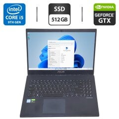 Ігровий ноутбук Asus VivoBook X571GT / 15.6" (1920x1080) IPS / Intel Core i5-9300H (4 (8) ядра по 2.4 - 4.1 GHz) / 16 GB DDR4 / 512 GB SSD / nVidia GeForce GTX 1650, 4 GB GDDR5, 128-bit / WebCam