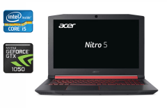 Ігровий ноутбук Б-клас Acer Nitro 5 AN515-53 / 15.6" (1920x1080) IPS / Intel Core i5-8300H (4 (8) ядра по 2.3 - 4.0 GHz) / 16 GB DDR4 / 512 GB SSD / nVidia Geforce GTX 1050, 4 GB GDDR5, 128-bit / WebCam / HDMI